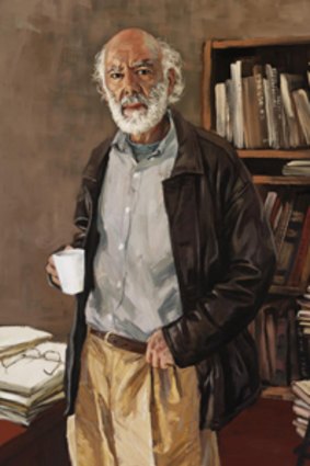 Portrait of a man... Wang Xu's painting of Nick Waterlow, an Archibald Prize finalist last year.
