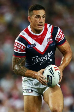 Man in demand: Roosters star Sonny Bill Williams.