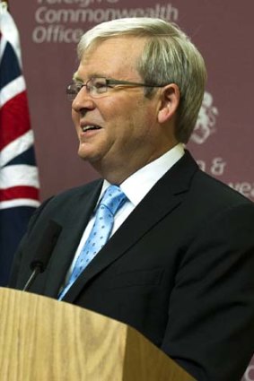 "Their behaviour is globally unacceptable" ... Foreign Affairs Minister Kevin Rudd on Iran.