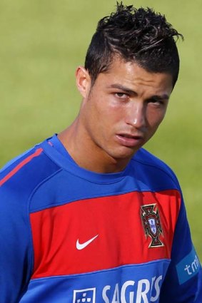 Cristiano Ronaldo ... a father.