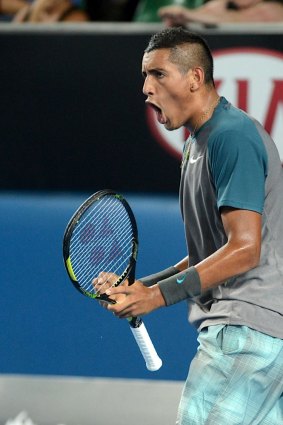 Even better: Nick Kyrgios was "at his best'' when he beat Rafael Nadal.