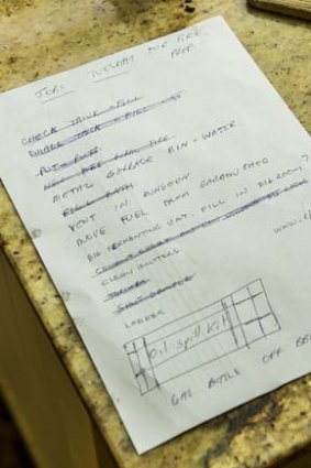 Prepared ... an action list drawn up by Sue and Ulli Tuisk, of Bungendore, who saved their home from flames.