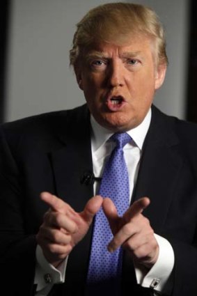 Donald Trump is interviewed in New York April 25 2011.