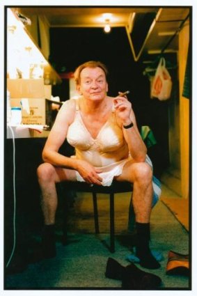 Bob Hornery during rehearsals for "The Elocution of Benjamin Franklin" in June 1994. "Age" photographer Craig Abraham won best portrait in the Nikon/Kodak Press Photo of the Year for this shot.