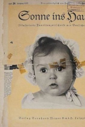 Hessy Taft on the front cover of Sonne ins Haus, a Nazi family magazine.