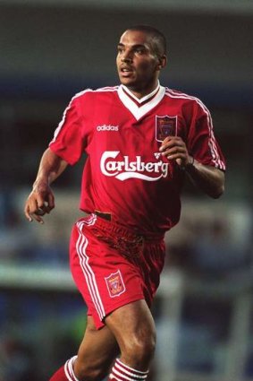 Stan Collymore when playing for Liverpool.