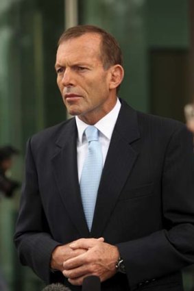 Kept his sister's confidence for four years ... Tony Abbott.