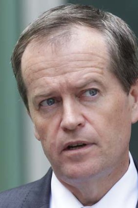 Crucial player: Bill Shorten is said to be committed to supporting Gillard.