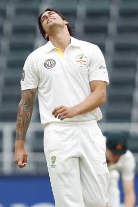 Disappointing ... Mitchell Johnson faces a year on the sidelines through injury.