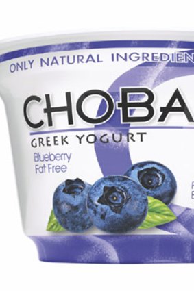 Chobani yoghurt is racing off US shelves.