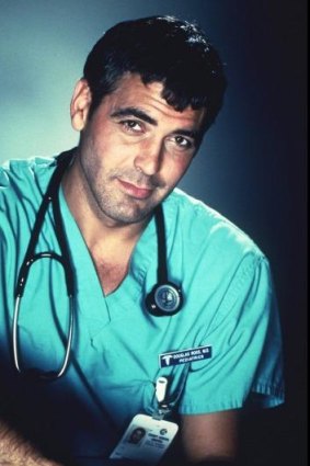George Clooney came to prominence in <i>E.R.</i>.