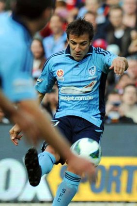 "From that kind of position and that quality of player, what do you do?" ... Wanderers goalkeeper Ante Covic on Alessandro Del Piero.