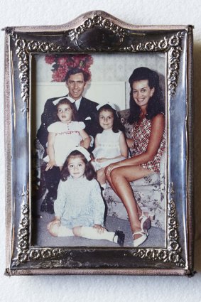 A new glamour … Susan Renouf with Andrew Peacock and their three daughters (from left) Jane, Ann and Caroline, in 1969.