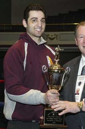 Tamerlan Tsarnaev acceptsa trophy in 2010.
