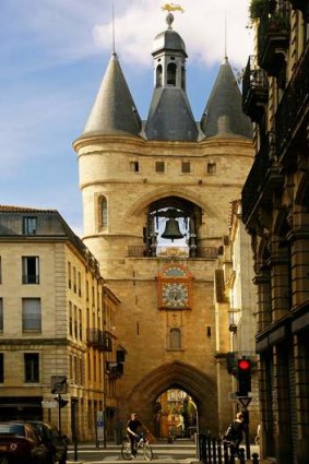 Vintage town: Bordeaux's Grosse Cloche bell tower and the former St Eloi town gate.