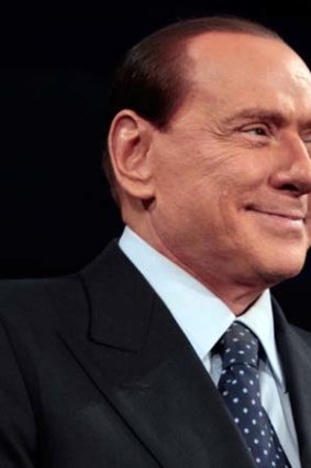Ready for a young wife ... former Italian prime minister Silvio Berlusconi.