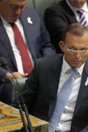 Flying under the radar ... Tony Abbott has had a quiet week.