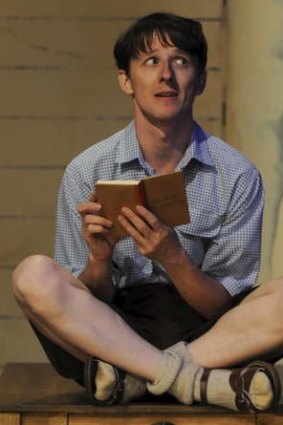 Mathew Whittet performs in <i>The Book of Everything</i>.