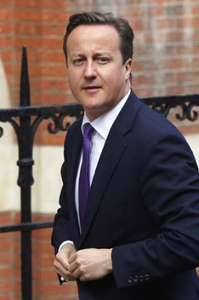 Facing ethics inquiry ... British Prime Minister David Cameron.