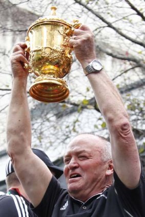 Neighbourly ... 2011 Rugby World Cup winning coach Graham Henry.