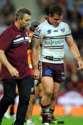 Injury scare ... Anthony Watmough is in doubt for Origin I.