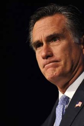 US Republican presidential hopeful Mitt Romney.