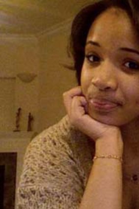 Honour student ... Hadiya Pendleton was shot dead while she talked to friends in a park.