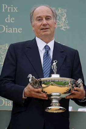 A first: The Aga Khan wants to add the Melbourne Cup to his trophies.