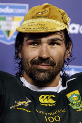 Years of experience: South Africa's Victor Matfield.