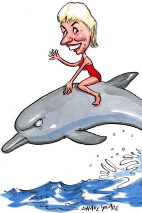 Gail Kelly ... not so dolphin friendly.
