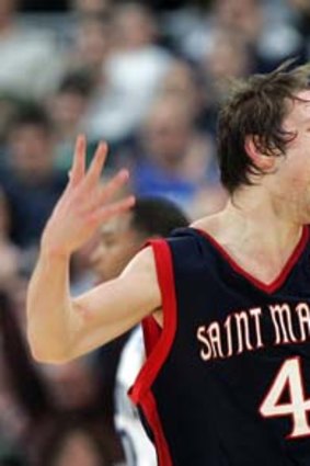 Dellavedova in action for St Mary's during his US college career.