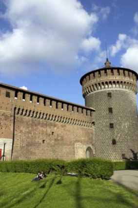 Castello Sforzesco ... once a symbol of the power of Milan's great dukes.