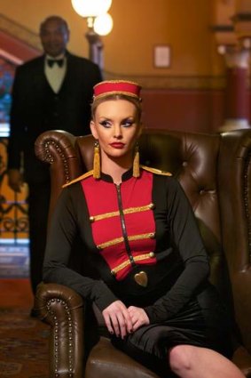 The keys to the city: model Amberlie Anderson as a bellhop, shot at the Windsor Hotel. Styling by Bianca Christoff, makeup by Yvonne Borland.