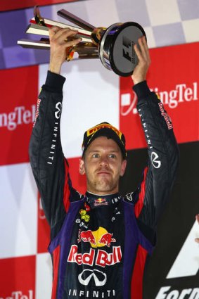 Top of his game: Germany's Sebastian Vettel.