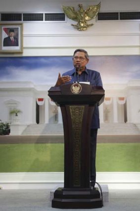 Dr Yudhoyono: 'It is no longer the Cold War era'.
