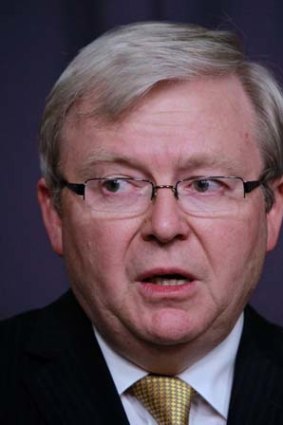 Kevin Rudd ... a fighter.