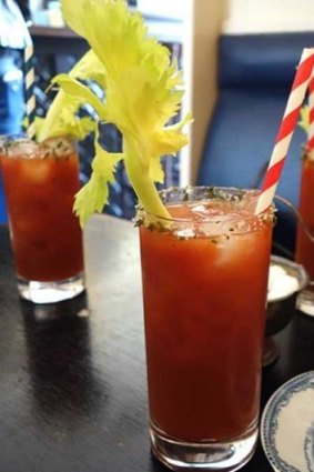 The bloody marys are $16 at the Maylands small bar