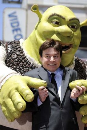 "Shrek" is joined by actor Mike Myers.
