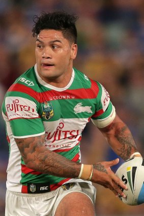 Fined: Issac Luke of the Rabbitohs.