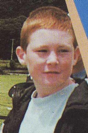 Sean McCarthy at a school camp in 1996