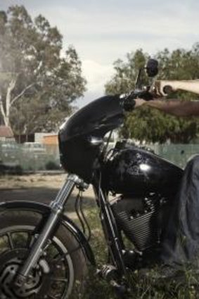 Charlie Hunnam in the <i>Sons of Anarchy</i>.