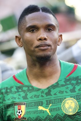 Cameroon captain Samuel Eto'o.