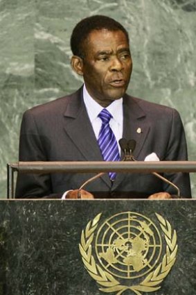 Teodoro Obiang Nguema Mbasogo of Equatorial Guinea.