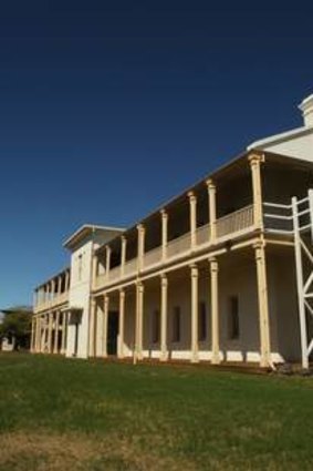 A bulding around the old Quarantine Station at Point Nepean National Park.