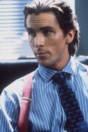 Christian Bale in the film version of <i>American Psycho</i>.