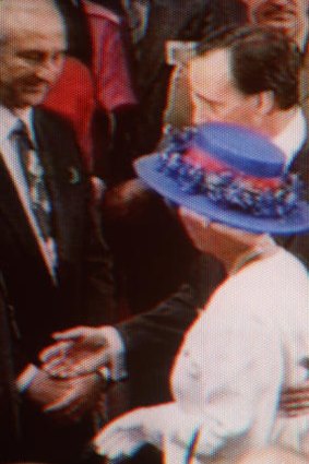 Paul Keating's infamous royal touch in 1992.
