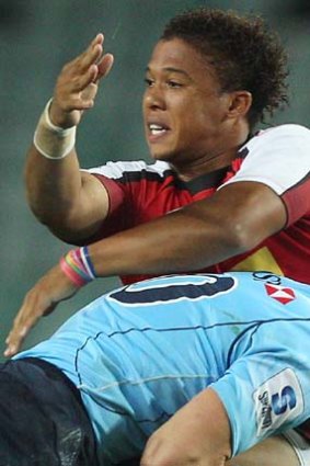 Attacking threat ... Elton Jantjies of the Lions.