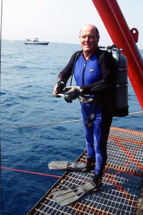 Facing jail ... Queensland treasure hunter Mike Hatcher.