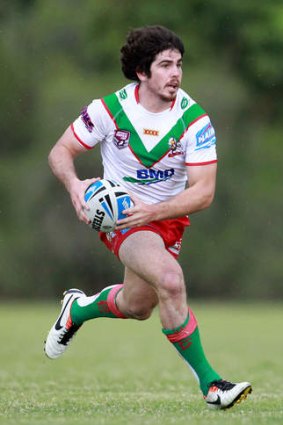 Jake Granville playing for the Wynnum Manly Seagulls.
