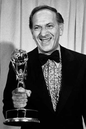 Winner ... Jack Klugman with one of his Emmys.